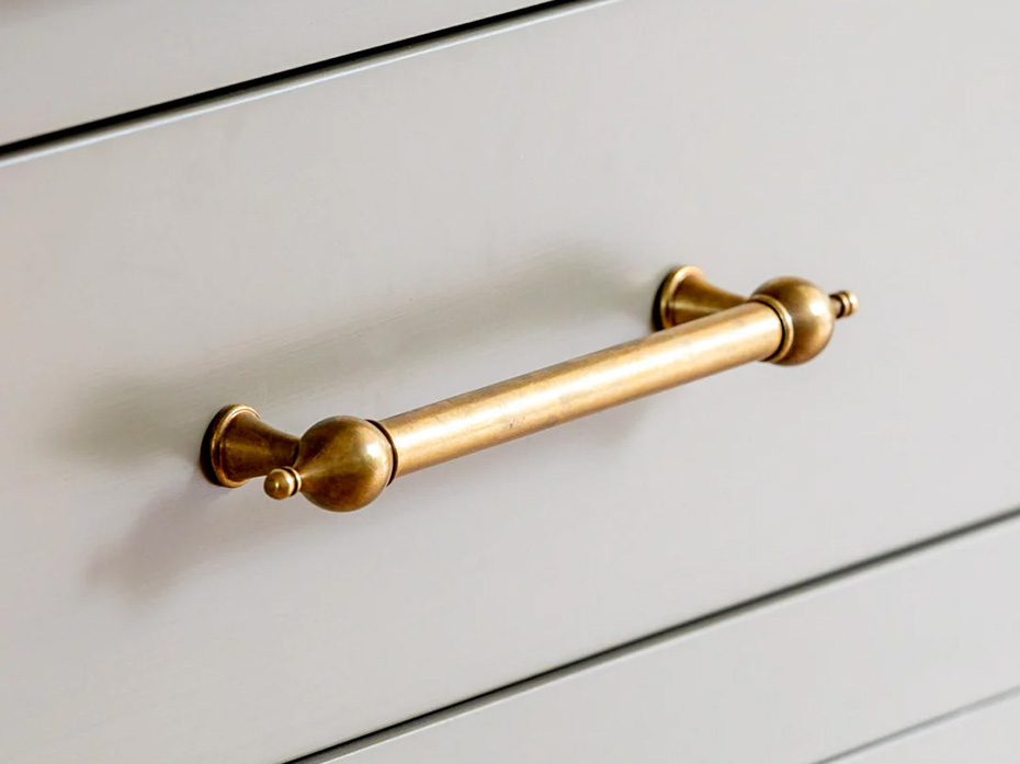 Мебельная ручка-скоба Armac Martin Belgrave 317 мм полированная латунь