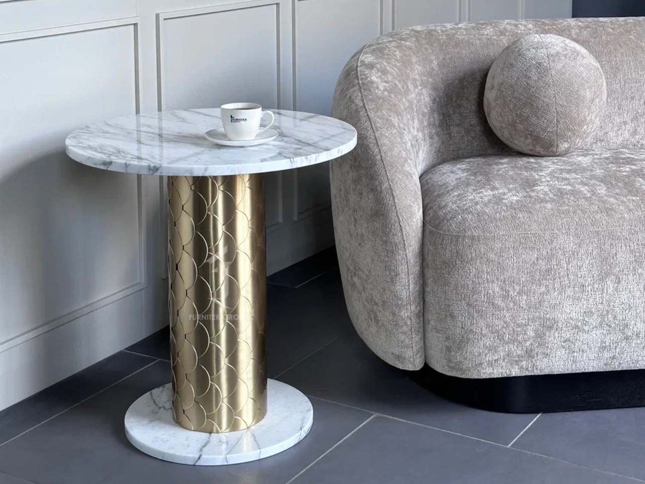 Столик кофейный круглый Ar-Deco Furnitek FG-035