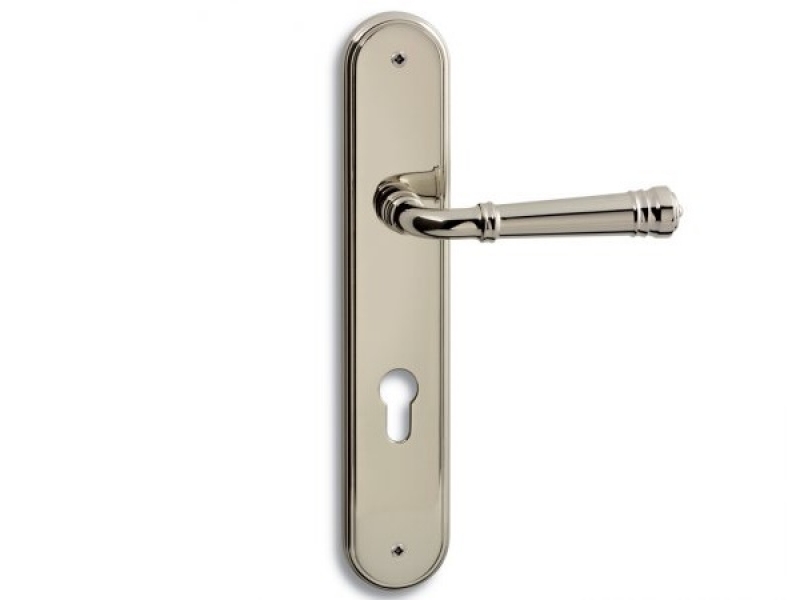 Дверная ручка на планке Salice Paolo BORROMEO 2011 полированный хром