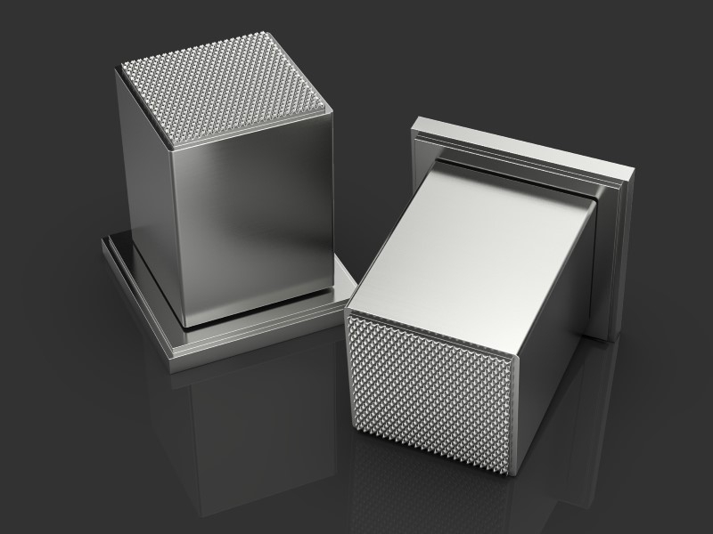 Дверная ручка-кноб Oliver Knights Beatrice DK матовый никель