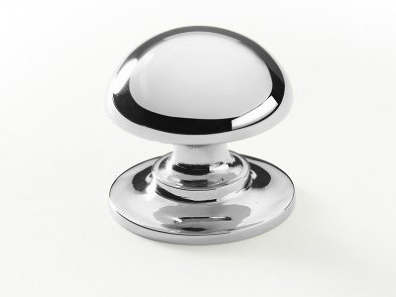 Мебельная ручка-кнопка Armac Martin Cotswold полированный хром из латуни