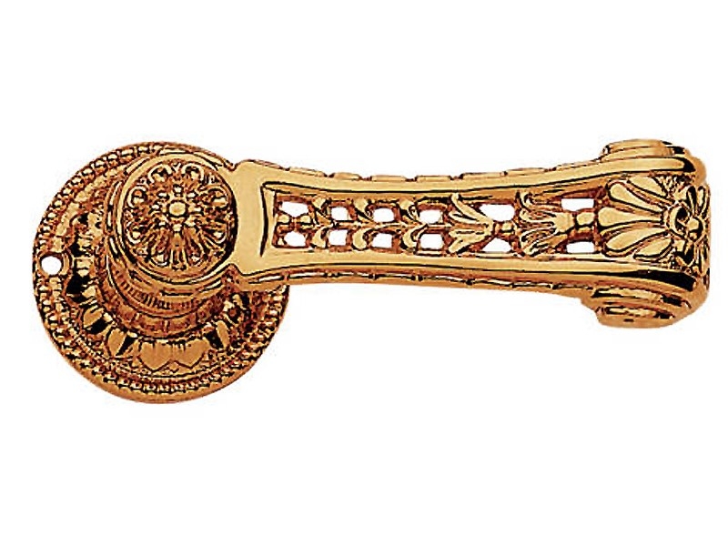 Дверная ручка на розетке Enrico Cassina GIUSEPPINA C12511 французское золото