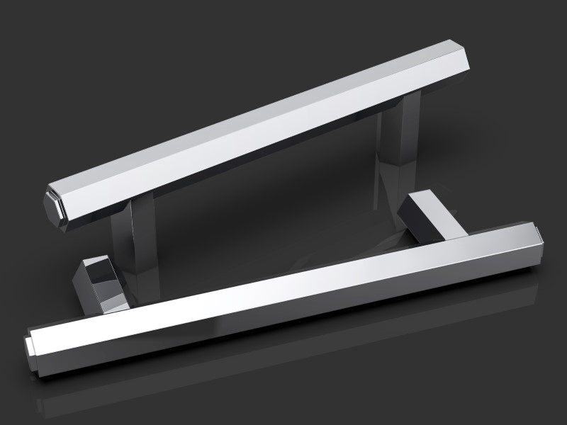 Дверная ручка-скоба Oliver Knights Harriette PH матовый никель