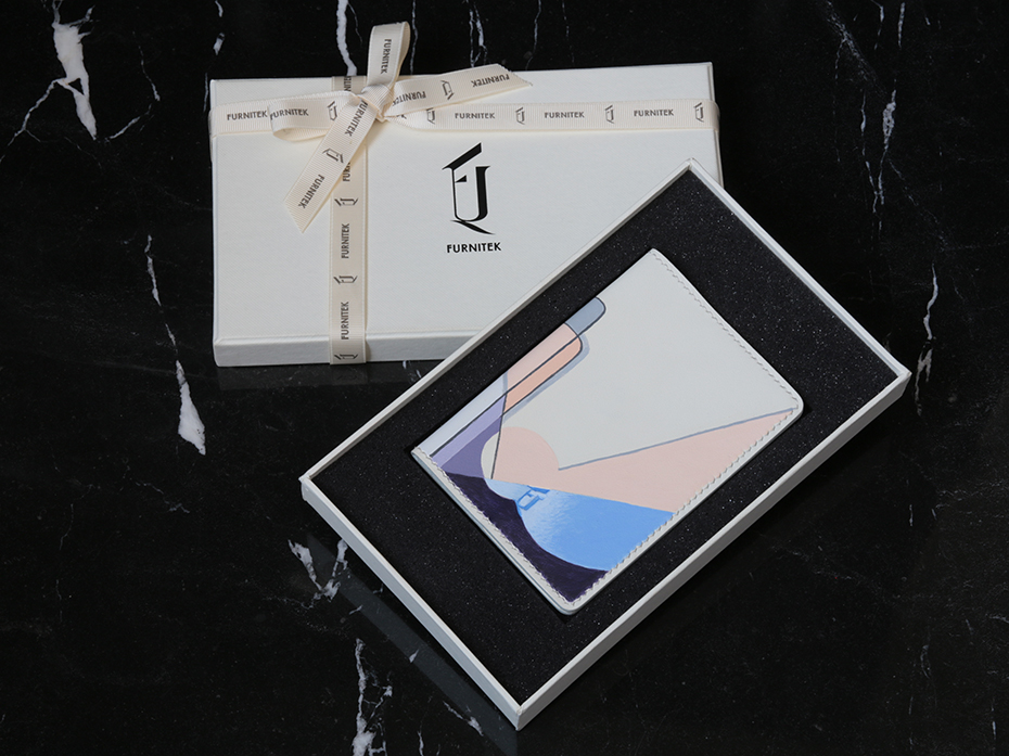 Обложка кожаная на паспорт FURNITEK модель FG-0202512 в подарочной коробке