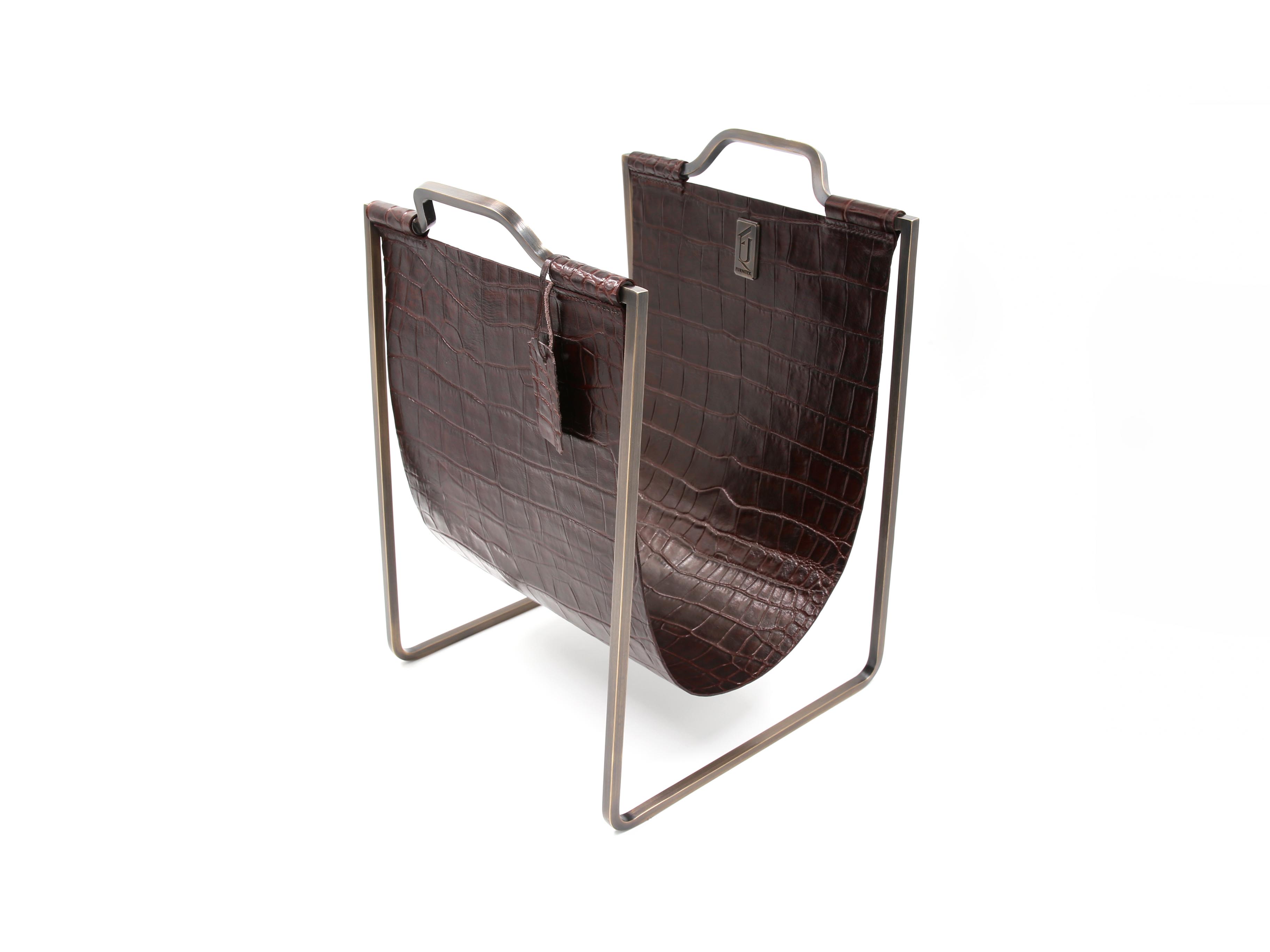 Подставка под сумки Furnitek FG-128 античная латунь