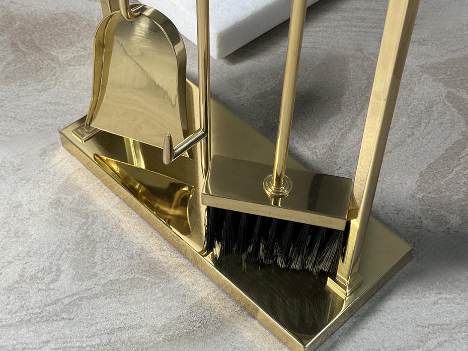 Каминный набор FURNITEK FG-05020 полированная латунь