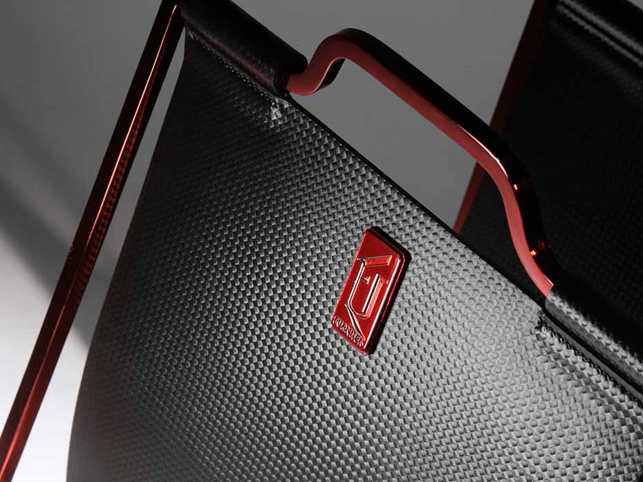 Подставка под сумки FG-175 красный полированный никель