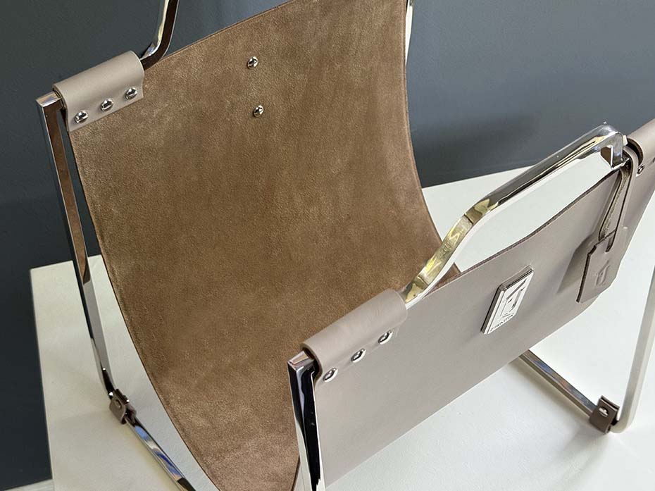 Подставка под сумки большая FG-177 полированный никель