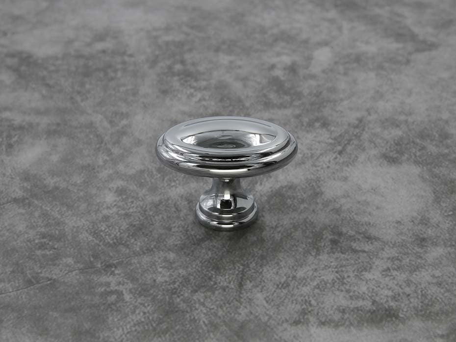 Мебельная ручка кноб Enrico Cassina 163 полированный хром