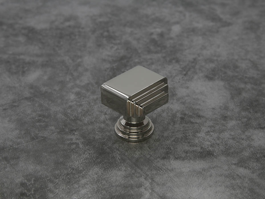 Мебельная ручка кнопка Oliver Knights CH Amr 32мм полированный никель