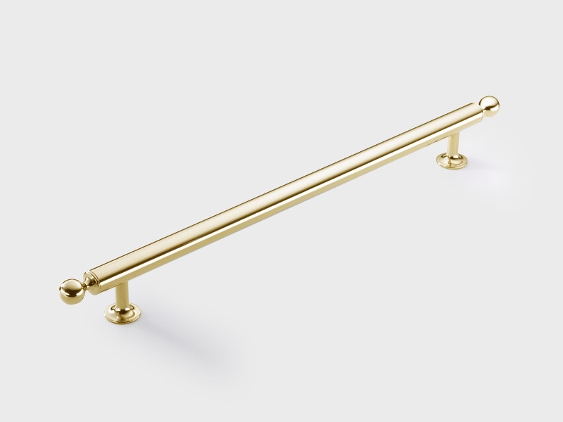 Мебельная ручка-скоба Armac Martin Latchford полированная латунь