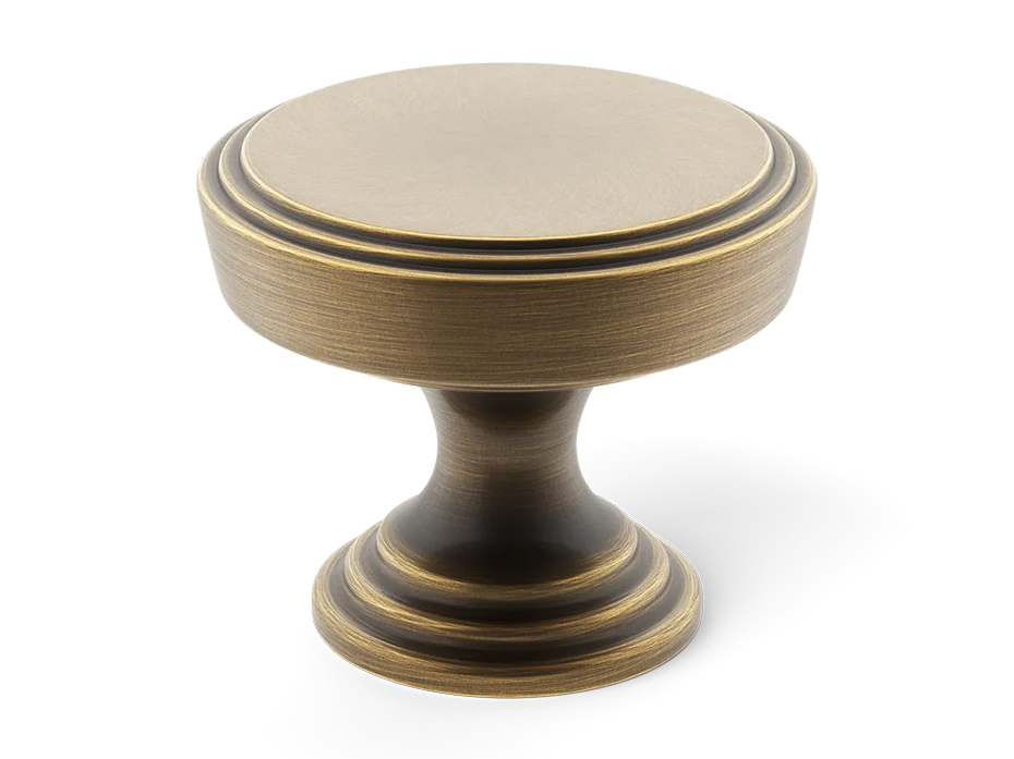 Мебельная ручка-кнопка Armac Martin Rotunda 32 мм полированный никель