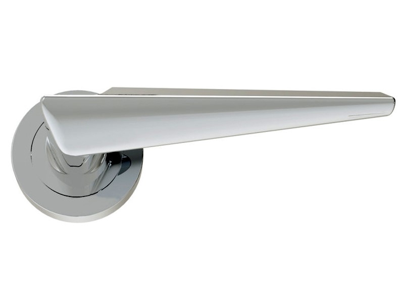 Дверная ручка на розетке Enrico Cassina MARISA C02411 полированный хром