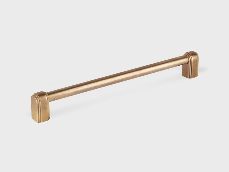 Мебельная ручка-скоба Armac Martin Carlton античная латунь