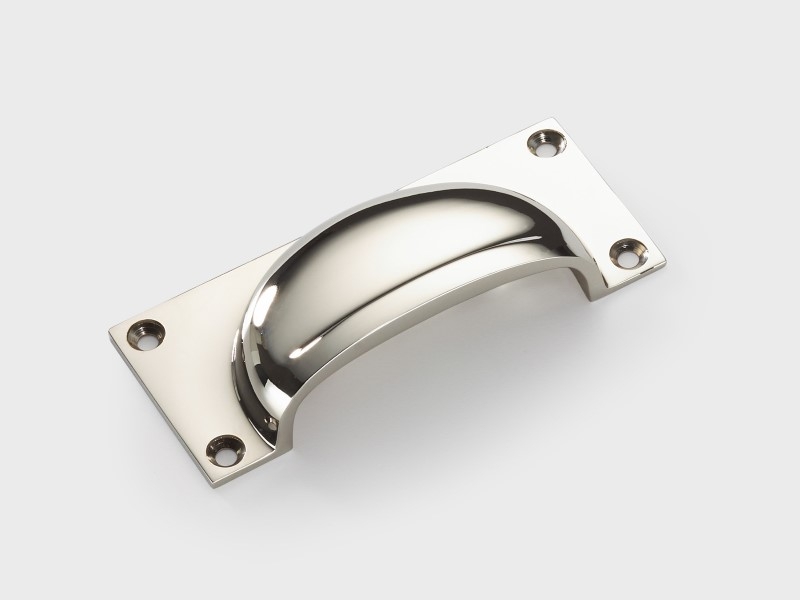 Мебельная ручка-ракушка Armac Martin 2174 полированный никель