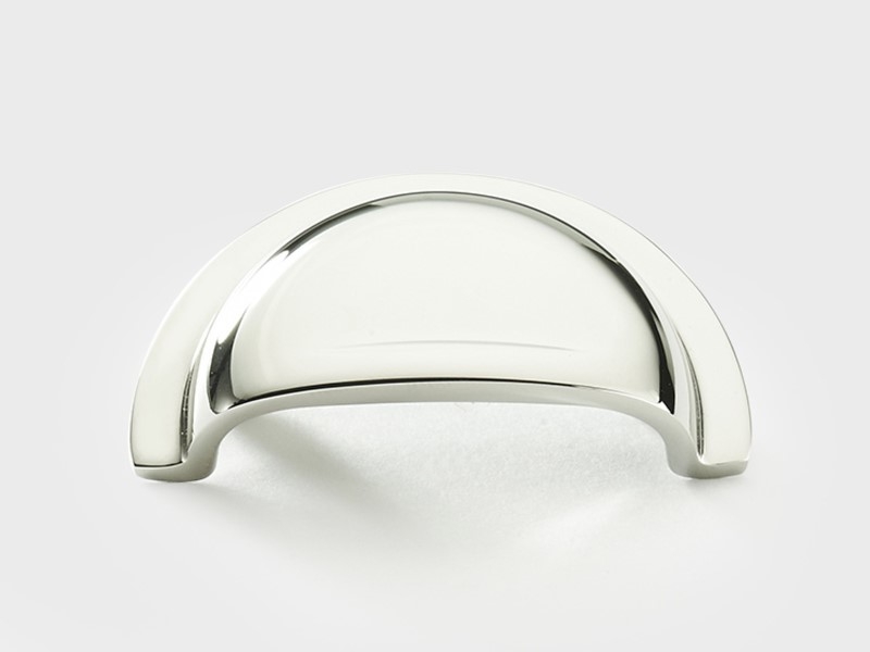 Мебельная ручка-ракушка Armac Martin Cotswold полированный никель