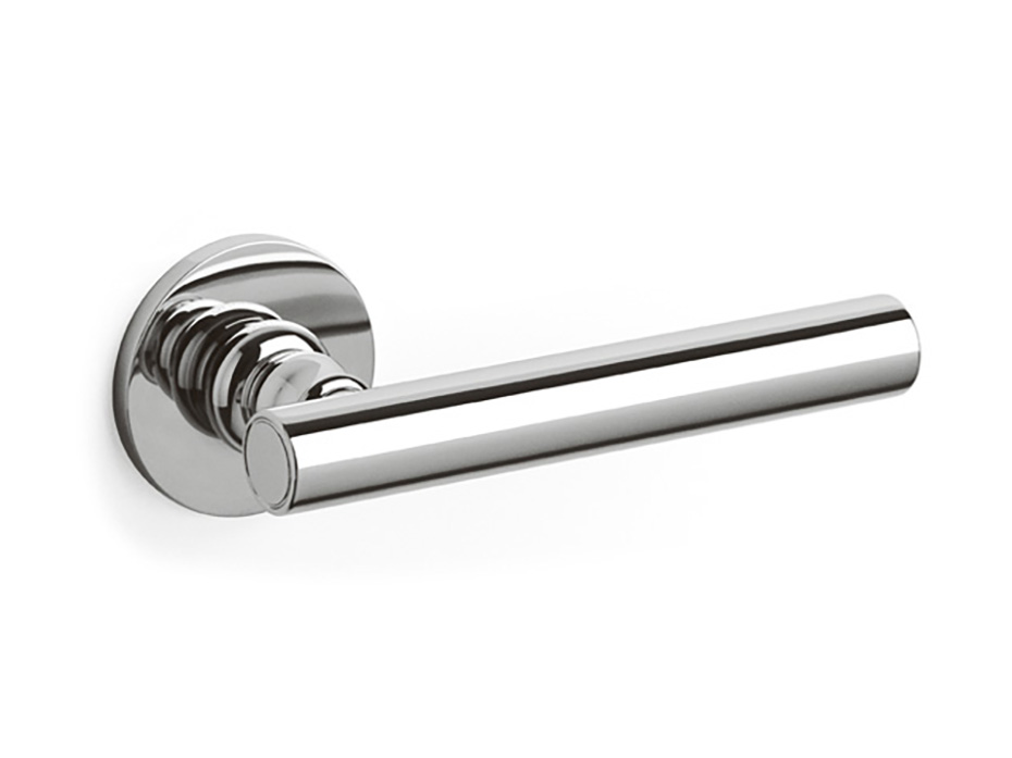 Дверная ручка на круглой розетке Olivari Dolce Vita CR полированный хром