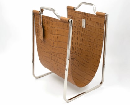 Подставка под сумки Furnitek FG-107 полированный никель