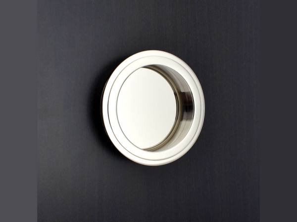 Дверная врезная ручка Croft 2510RD полированный никель