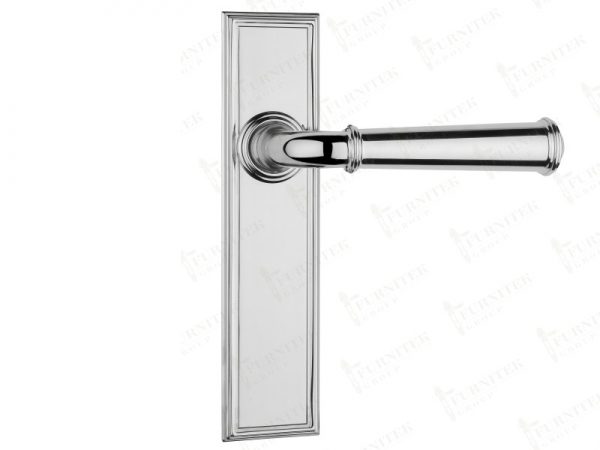 Дверная ручка Frank Allart на планке 7774 6011 полированный хром