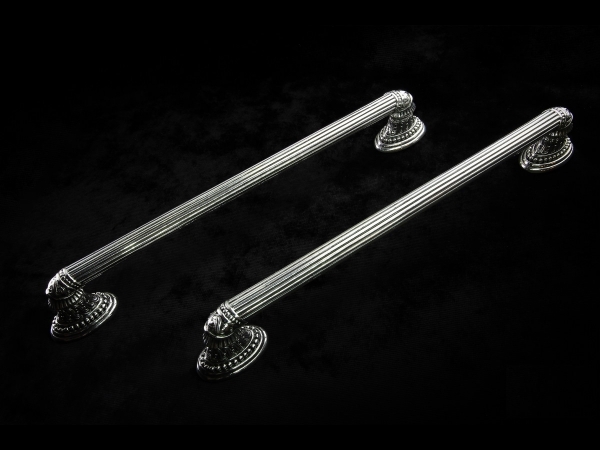 Мебельная ручка-скоба Edgar Berebi 8770 серебро