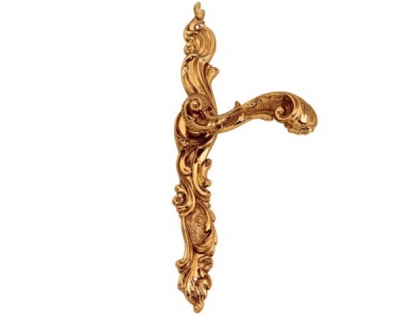 Дверная ручка на планке Enrico Cassina ADELAIDE C06710 французское золото