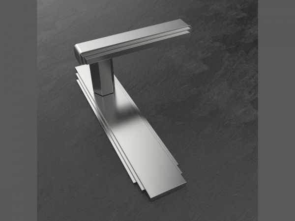 Дверная ручка на планке Oliver Knights Amr LH матовый никель