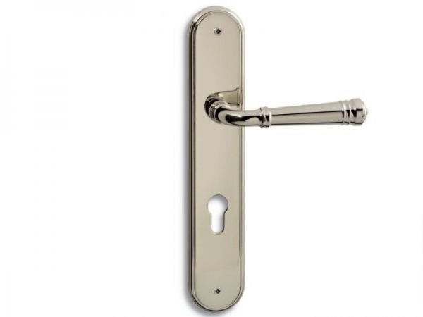 Дверная ручка на планке Salice Paolo BORBONE 2021 полированный никель