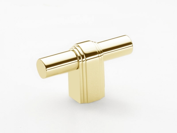 Мебельная ручка Т-образная Armac Martin Gaumont полированная латунь