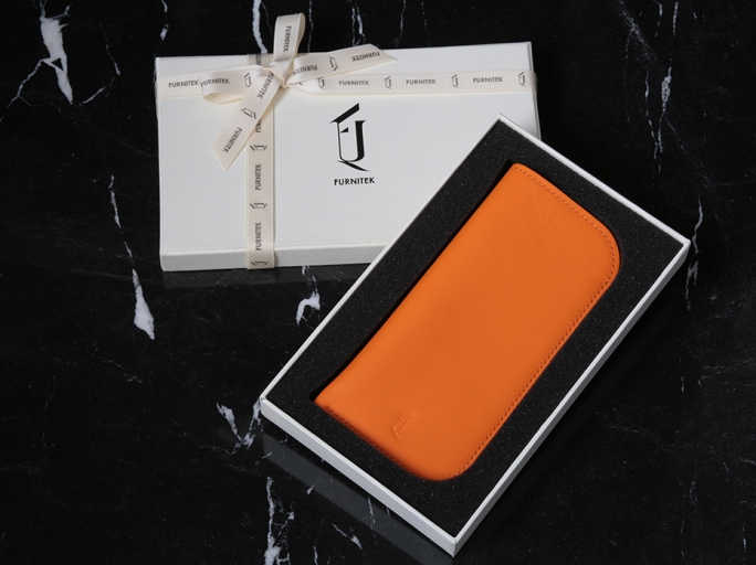 Футляр кожаный для очков FURNITEK FG-0101511 в подарочной коробке