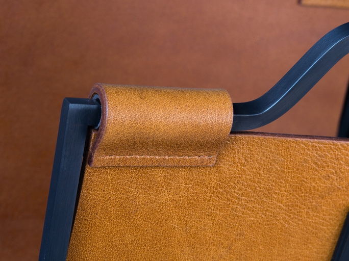 Подставка под сумки большая FG-12028БП чернёная полированная латунь