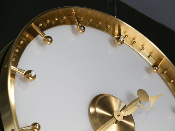 Часы Furnitek FG-1002027 матовая латунь 