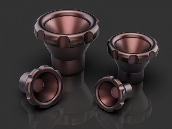 Мебельная ручка Oliver Knights Industrial CH I матовая медь