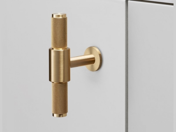 Т-образная ручка Buster & Punch UK-TB-H-BR-C матовая латунь