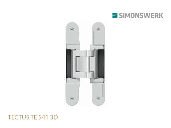 Петля скрытая SIMONSWERK TECTUS TE 541 3D до 100 кг матовый хром
