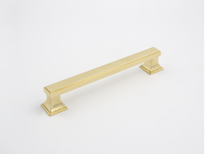 Мебельная ручка-скоба Armac Martin Jefferson 176 мм латунь полированная
