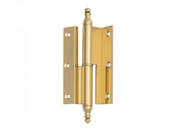 Петля карточная мебельная FS 1152 полированная латунь