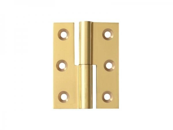 Петля карточная мебельная FS 861 полированная латунь