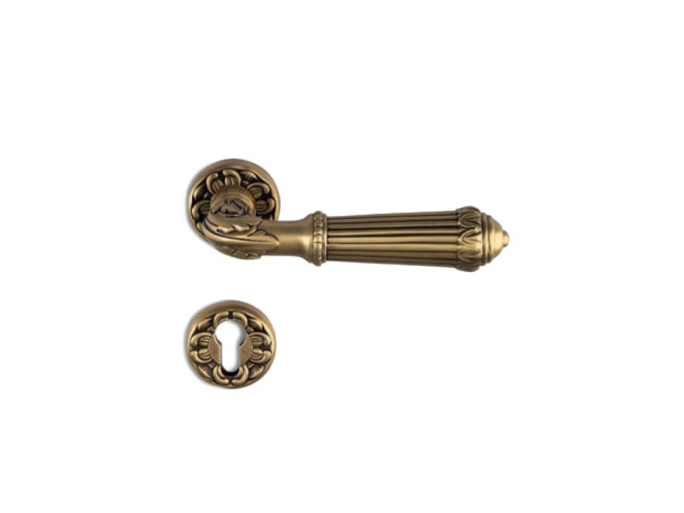 Дверная ручка на розетке Salice Paolo DOHA 3300 BAS матовая бронза