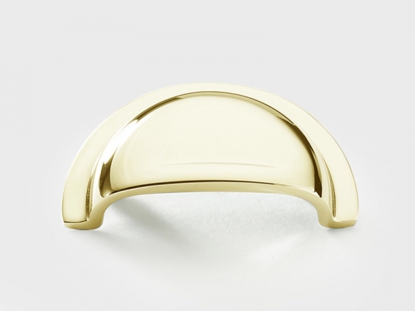 Мебельная ручка-ракушка Armac Martin Cotswold полированная латунь