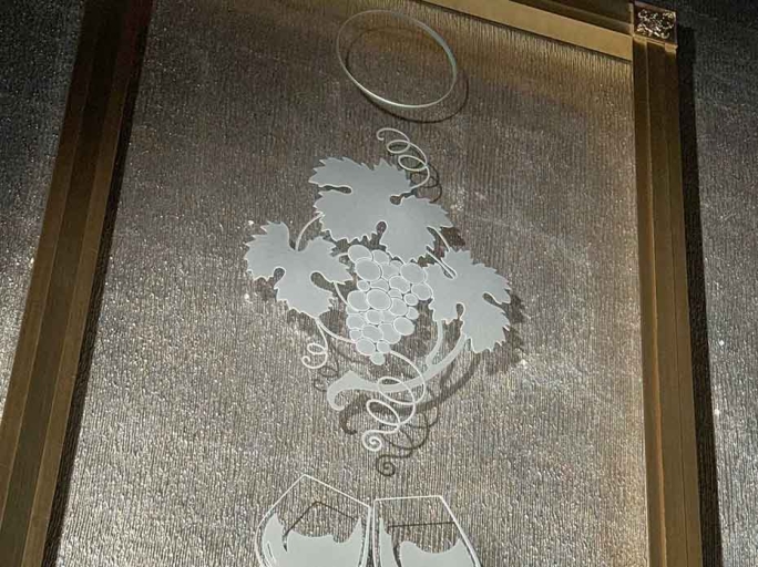 Декоративное панно FURNITEK FG-04001 матовая латунь