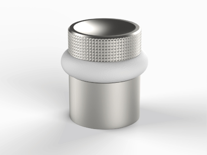 Ограничитель напольный Frank Allart FG-2137 матовый никель