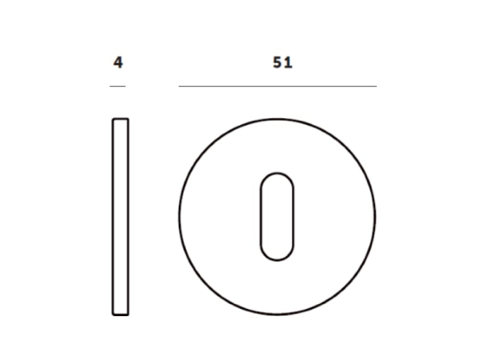 Накладка под цилиндр Buster & Punch UK-CYL-35-SM бронза