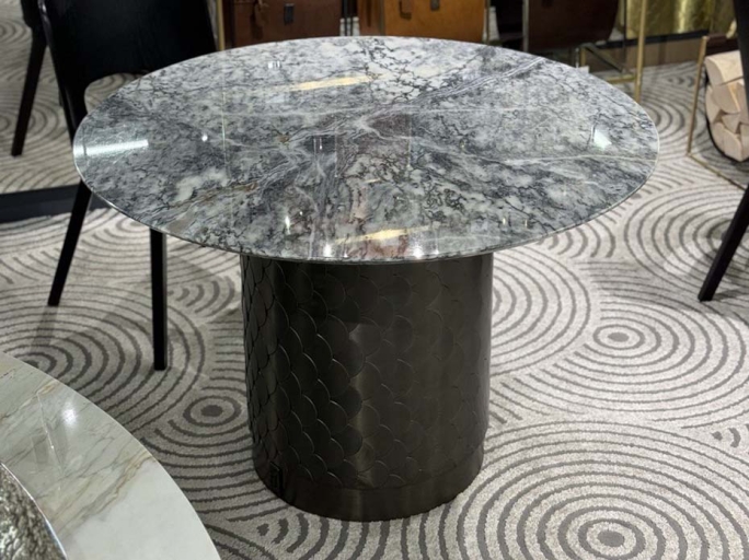 Стол обеденный круглый Ar-Deco FG-070 графит