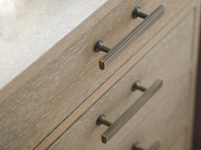 Мебельная ручка-скоба Armac Martin Rotunda 288 мм латунь матовая