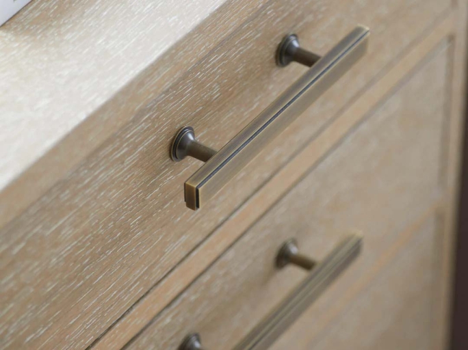 Мебельная ручка-скоба Armac Martin Rotunda Длина 160мм матовая бронза